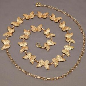 Y2K style butterfly chain belt size Small/ Medium fully adjustable sizing